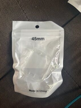 Clear 45mm Apple Watch Cover Case - Transparent Protective Skin series 7, 8, & 9